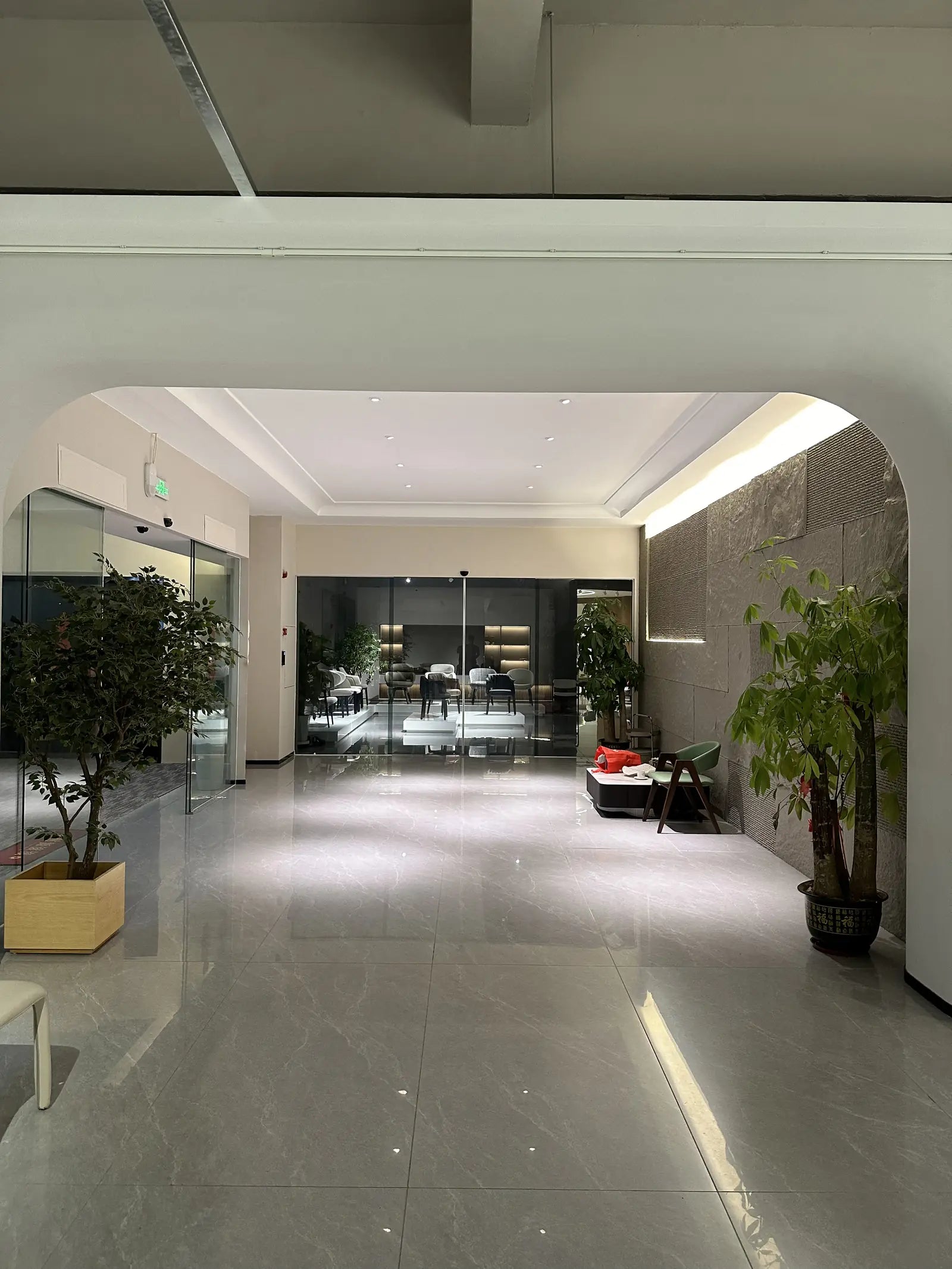 Mingyi Chairs showroom with contract seating