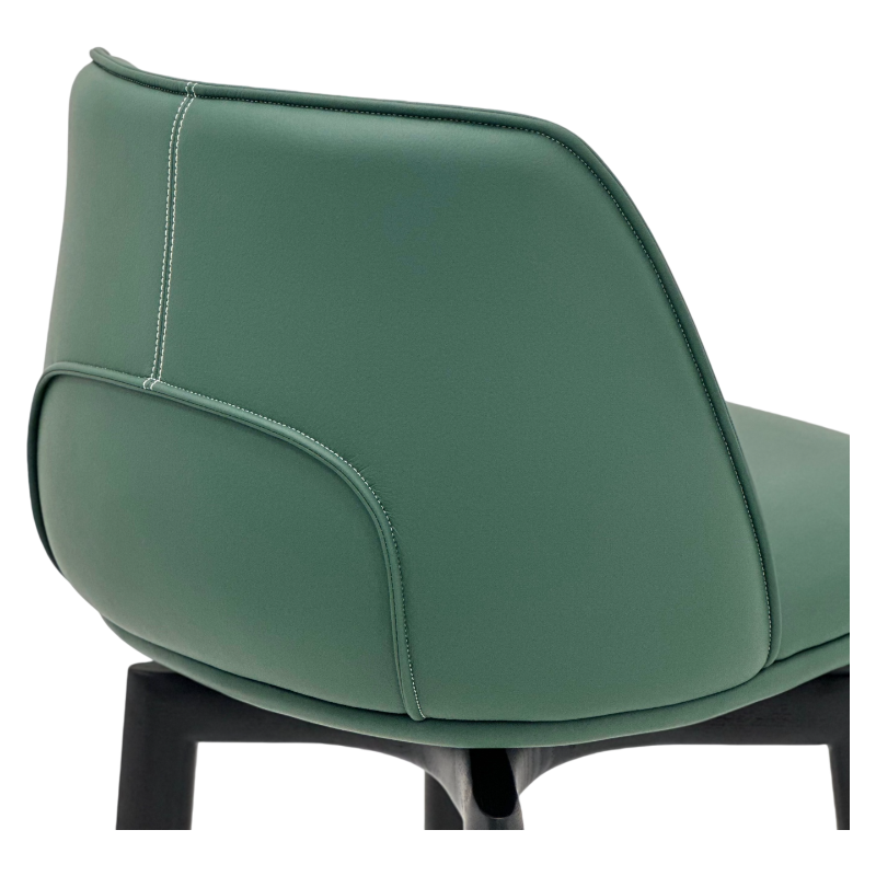 Boulder Wood Leg Bar Stool