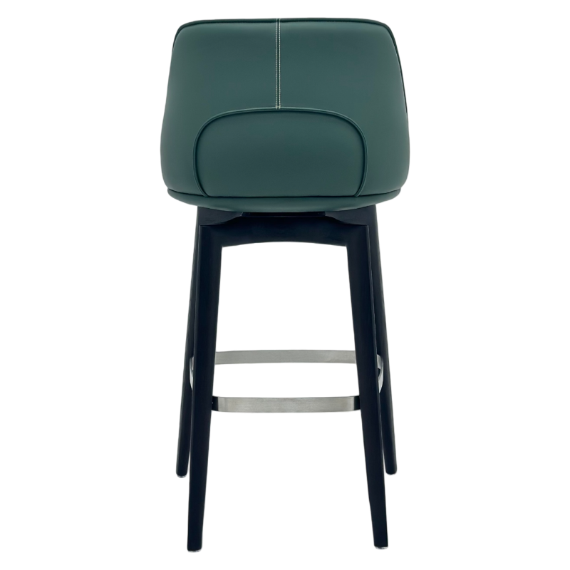 Boulder Wood Leg Bar Stool