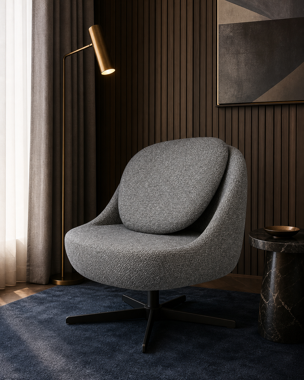 Third Generation Swivel Lounge Chair
