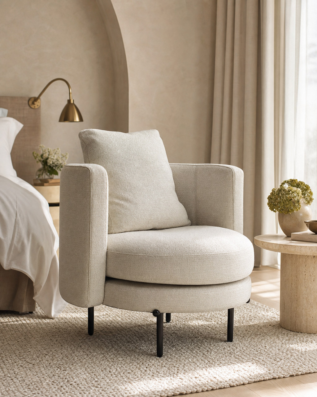 Torii Fixed Lounge Chair - Medium