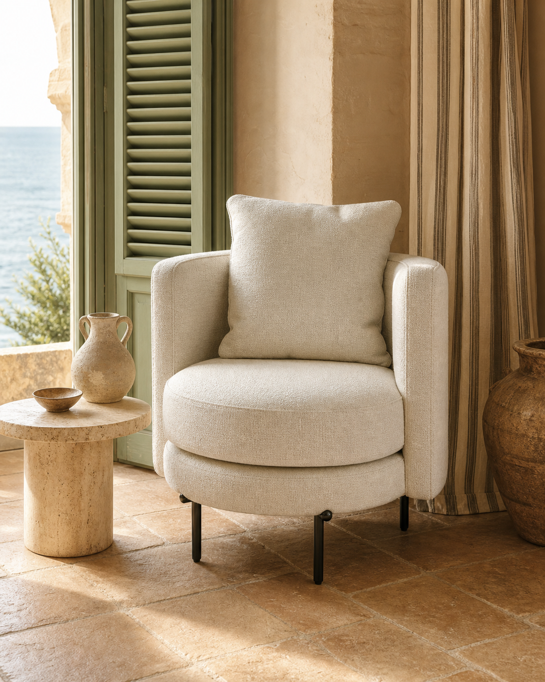 Torii Fixed Lounge Chair - Medium