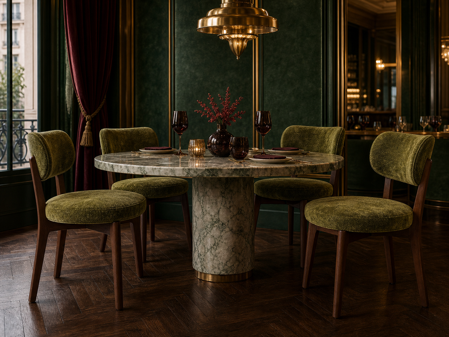 Mingyi Y 113 chair in a commercial interior setting